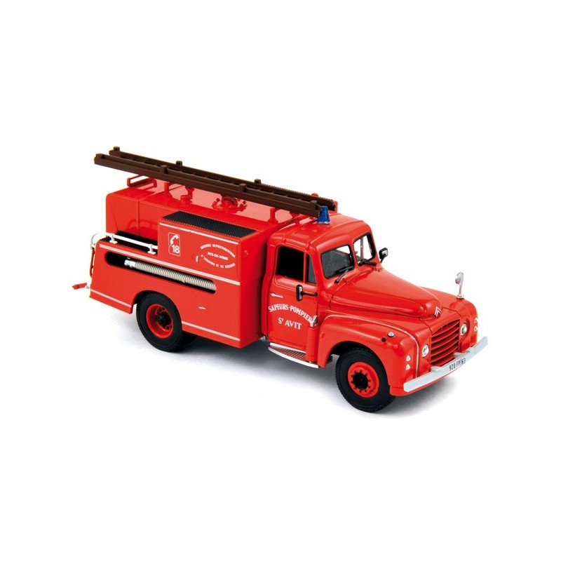 Véhicules de pompier miniatures 1/43, camions de pompier miniatures