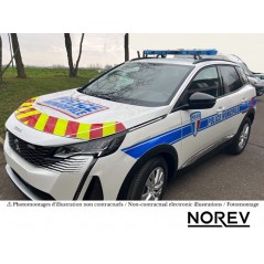 Peugeot 3008 Police Municipale avec chevrons (PRÉCOMMANDE*)